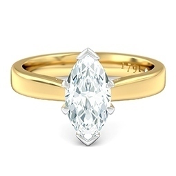 The Duchess Engagement Ring in 18kt Yellow Gold