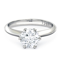 white gold solitaire engagement ring