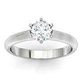 white gold engagement ring