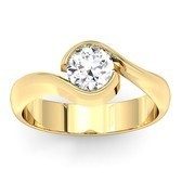 yellow gold solitaire engagement ring