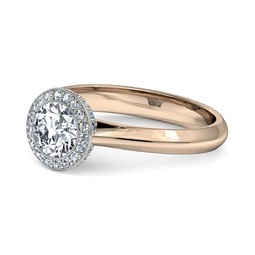 rose gold Engagement Ring