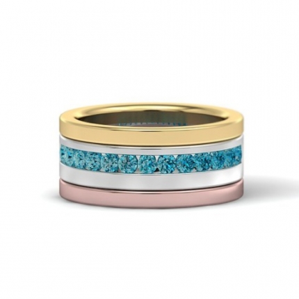 CM Muscat Band in 18kt White Gold AU