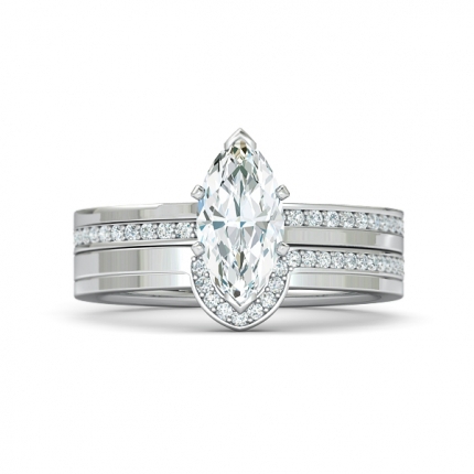 Custom Wedding Band for Ann Brakey in Platinum 950 AU