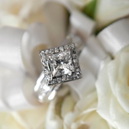 Bespoke Princess Diamond Ring Princess in Platinum 950 AU