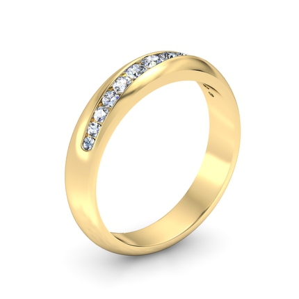 Ignite Custom Design Diamond Ring in 18kt Yellow Gold AU - Main View