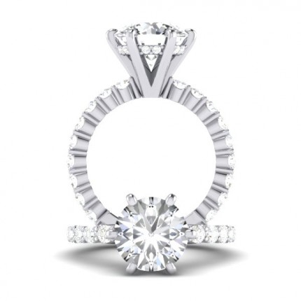 Kobayashi Engagement Ring Round Brilliant Diamond Ring in Platinum 950 AU