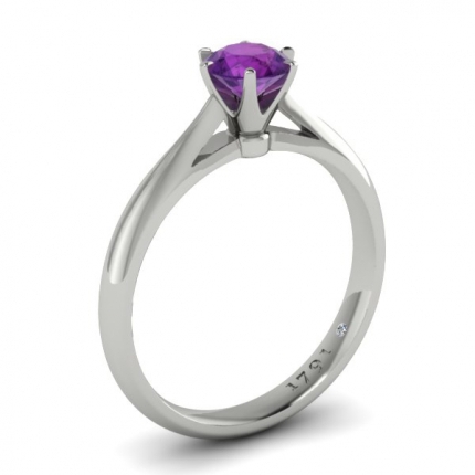 AH_Mackay Diamond Ring in 18kt White Gold AU - Main View