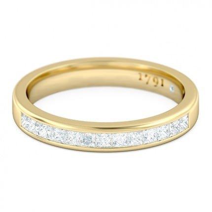 Princess Celebration Ring in 18kt Yellow Gold AU