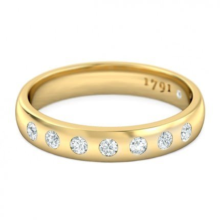 Radiosa Celebration Ring in 18kt Yellow Gold AU