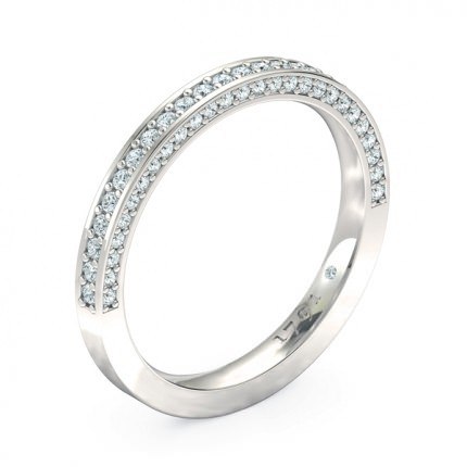 Sempre Celebration Ring in 18kt White Gold AU - Main View