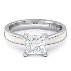 Princess Solitaire Princess Engagement Ring in Platinum 950