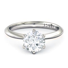 1791 Classic Round Brilliant Engagement Ring in Platinum 950