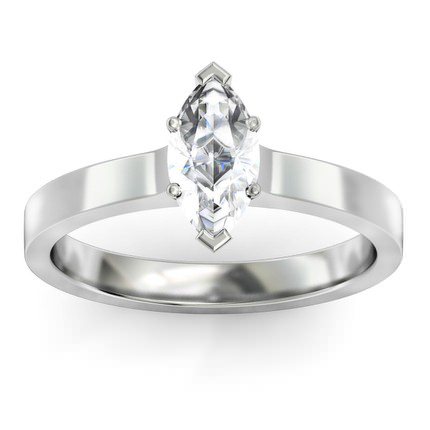 Duchess Marquise Diamond Ring in Platinum 950 AU