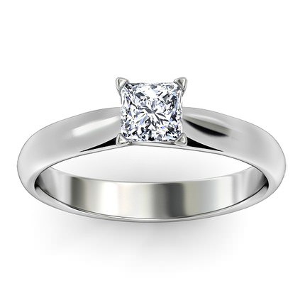 Sabatina Princess Diamond Ring in Platinum 950 AU