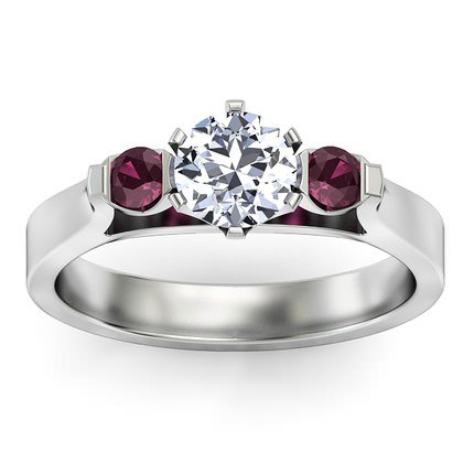 Noelle Round Brilliant Diamond Ring in Platinum 950 AU