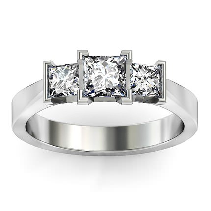 Neve Princess Diamond Ring in Platinum 950 AU