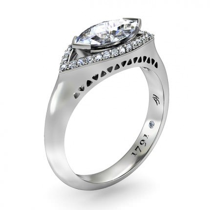 Orlo Marquise Diamond Ring in Platinum 950 AU - Main View