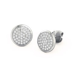 Passione Diamond Earrings in 18kt White Gold