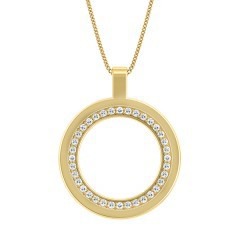 Bella Diamond Necklace in 18kt Yellow Gold