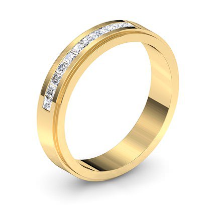 1791 Princess Band Wedding Band in 18kt Yellow Gold AU - Main View