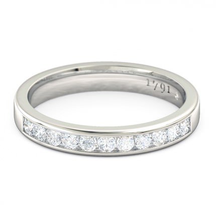 Ilaria Womens Wedding Band in Platinum 950 AU