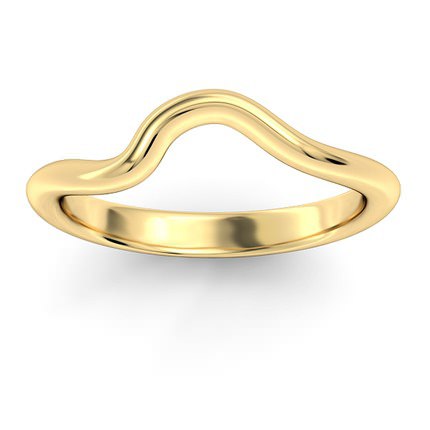 Embrace Wedding Band in 18kt Yellow Gold AU
