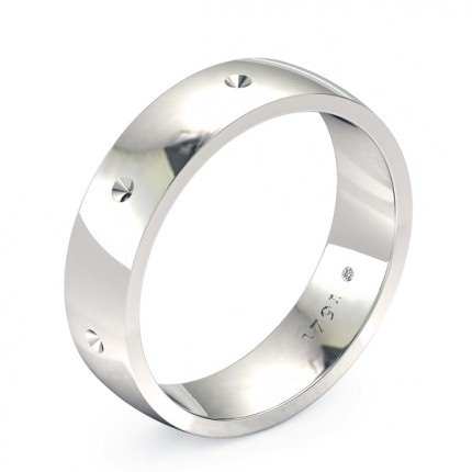 Eternal Men's Wedding Band in Platinum 950 AU - Main View