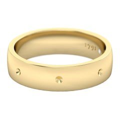 Eternal Men's Wedding Band in 18kt Yellow Gold
