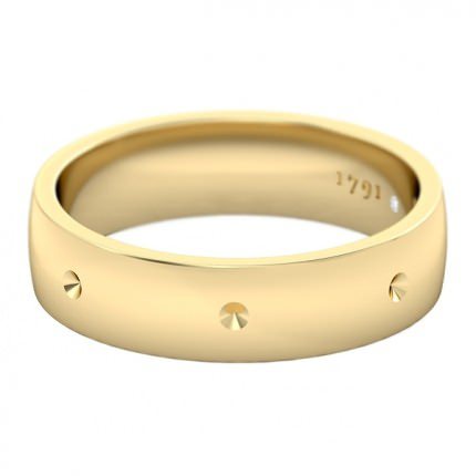 Eternal Men's Wedding Band in 18kt Yellow Gold AU