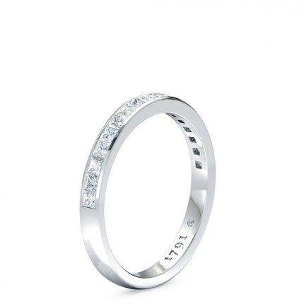 La Lucia Women's Wedding Band in Platinum 950 AU - Main View