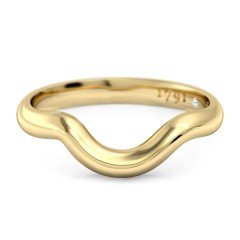 Embrace Women's Wedding Band in 18kt Yellow Gold