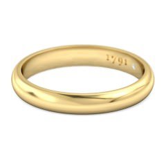 Ignite Women's Wedding Band in 18kt Yellow Gold