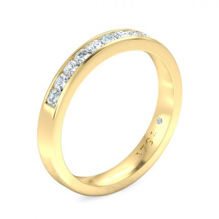Splendente Women's Wedding Band in 18kt Yellow Gold AU - Main View