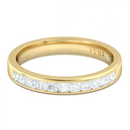 Splendente Women's Wedding Band in 18kt Yellow Gold AU