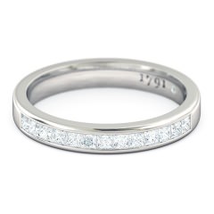 Princess Women's Wedding Band in Platinum 950