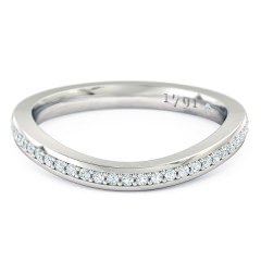 Opera Women's Wedding Band in Platinum 950