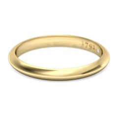 1791 Cluster Women's Wedding Band in 18kt Yellow Gold