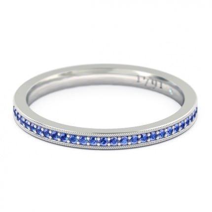 Azure Women's Wedding Band in Platinum 950 AU