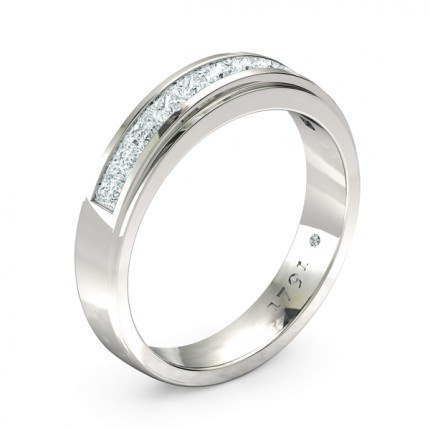 1791 Princess Women's Wedding Band in Platinum 950 AU - Main View