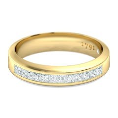 Elena Women's Wedding Band in 18kt Yellow Gold