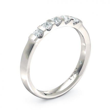 Karine Women's Wedding Band in Platinum 950 AU - Main View