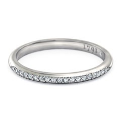 Maia Women's Wedding Band in 18kt White Gold