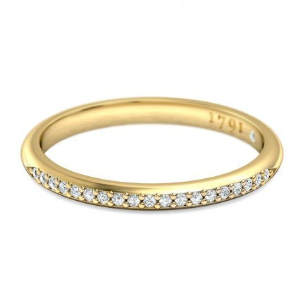 Maia Women's Wedding Band in 18kt Yellow Gold AU