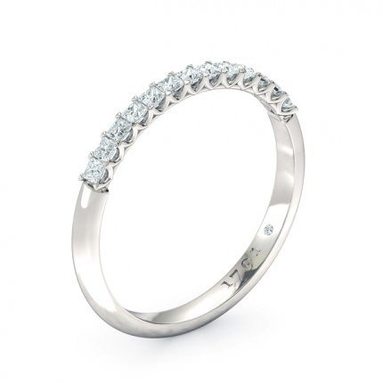 Sabatina Women's Wedding Band in Platinum 950 AU - Main View