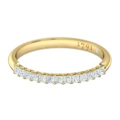 Sabatina Women's Wedding Band in 18kt Yellow Gold