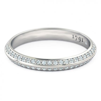 1791 Solitaire Women's Wedding Band in Platinum 950 AU