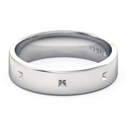 Fiorella Men's Wedding Band in Platinum 950 AU