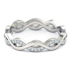 Felicita Women's Wedding Band in Platinum 950