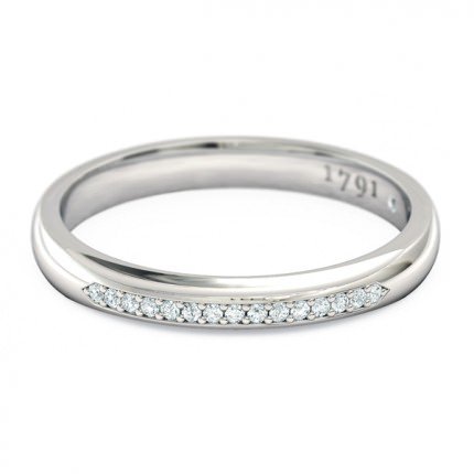 Verita Women's Wedding Band in Platinum 950 AU