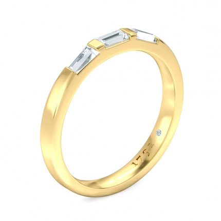 Speranza Women's Wedding Band in 18kt Yellow Gold AU - Main View